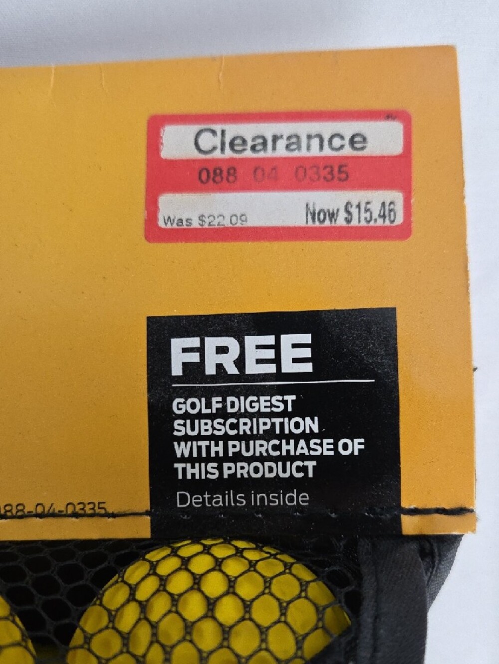 Yellow Foam Practice Golf Balls - 36 Pack - Picture 5 of 7
